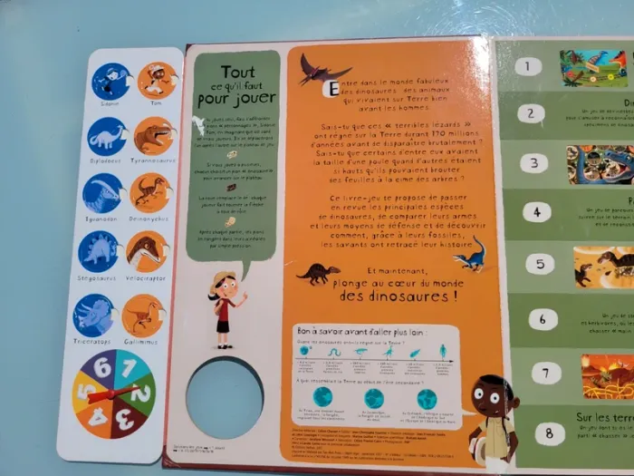 Livre Jeu 🦕 Les Dinosaures sur un plateau 🦖 (81) - photo numéro 4