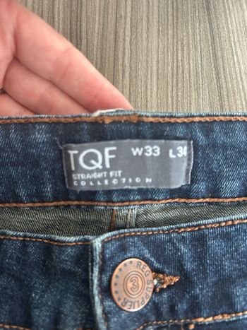 Jean homme straight fit W33/L34 T.Q.F