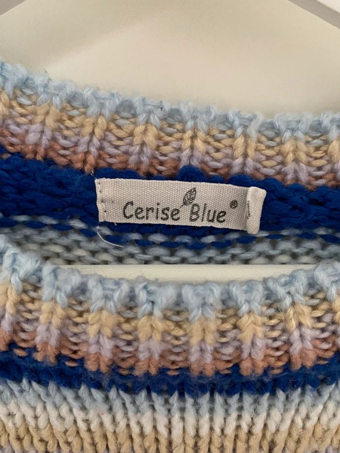 Joli pull Cerise Blue 36🩵 - photo numéro 5