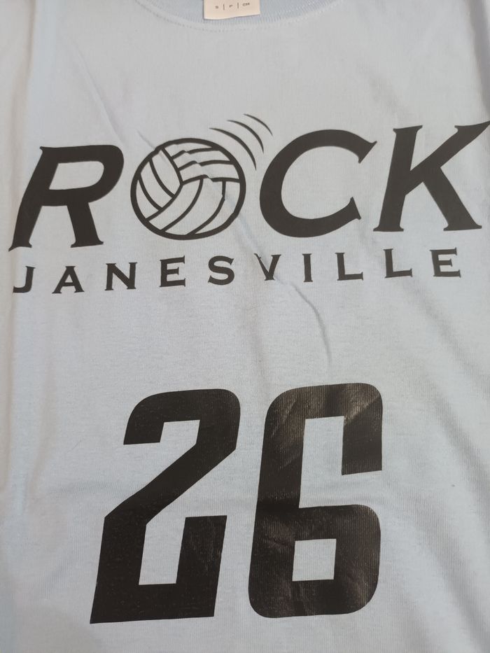 Tee-shirt vintage volley-ball  ROCK JANESVILLE numéro 26 - photo numéro 3