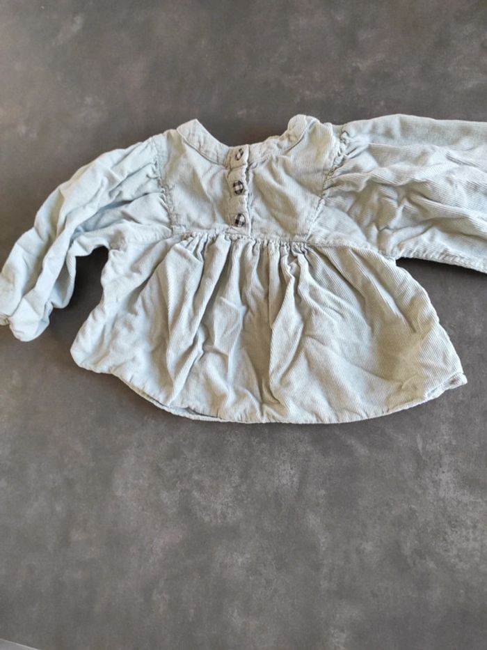 Blouse Zara 9/12 mois - photo numéro 2
