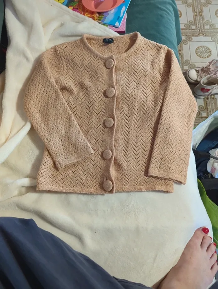 Gilet marron 36 mois