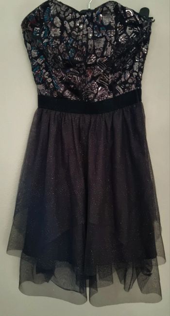 Robe bustier paillettes