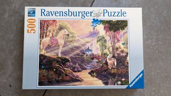 Puzzle chevaux "la rivière magique" 500 pieces