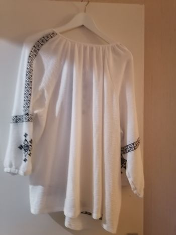HAUT BLANC COTON 