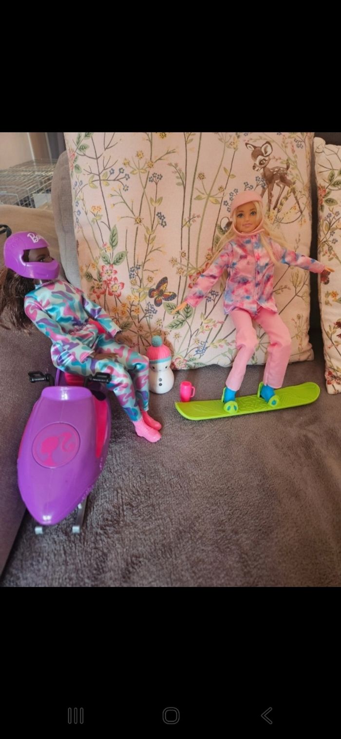 Barbie vacances neige
