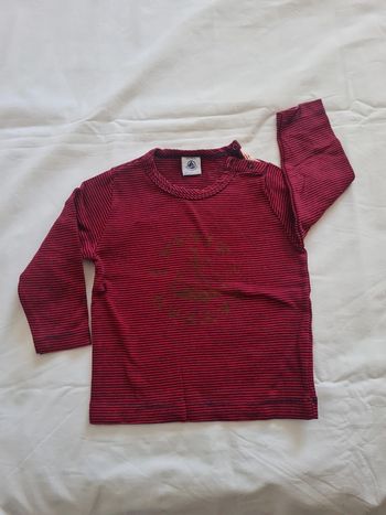 T-shirt ML 18 mois Petit Bateau