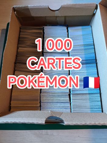 1000 cartes Pokémon 