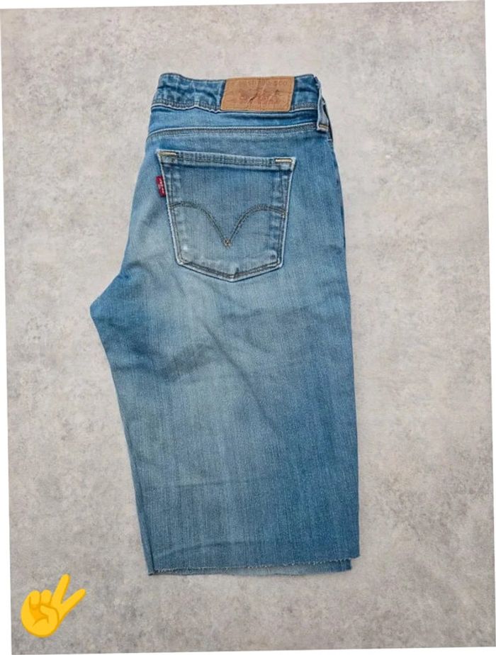 Short Levi's W28 FR38 Bleu Femme Women #SHO37b