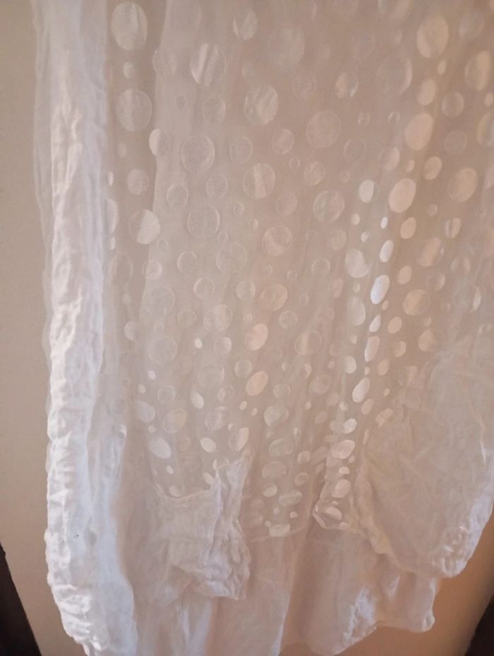 Robe blanche été femme taille XL 42/44 - photo numéro 3