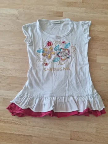 Tee-shirt fille Sardaigne 3-4 ans