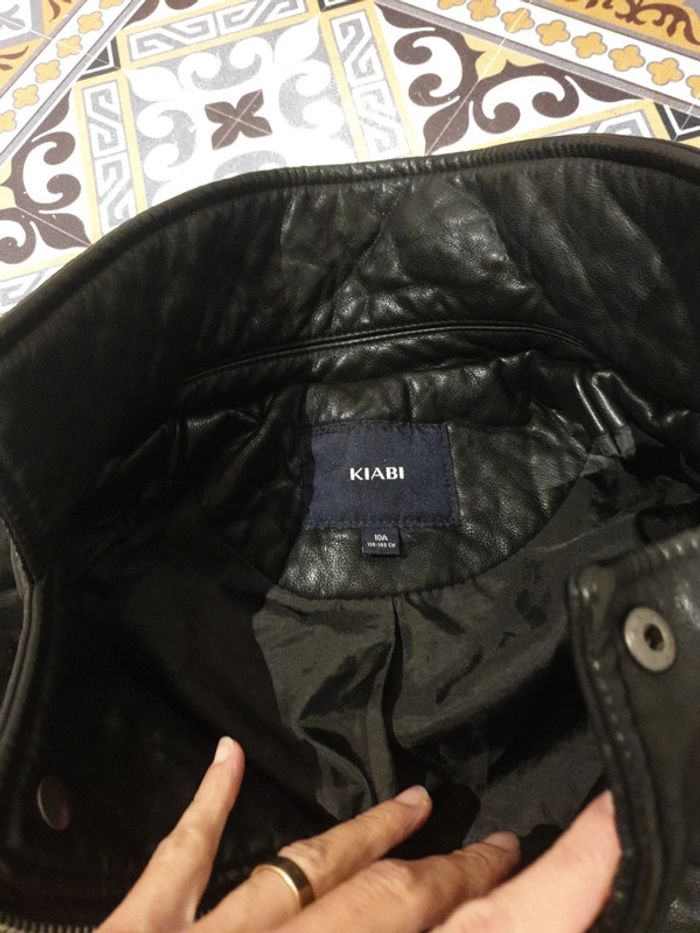 Veste simili cuir 10 ans - photo numéro 3