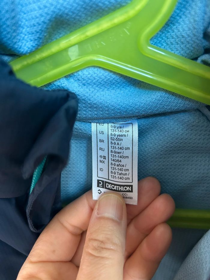 Doudoune veste de sport fille 9-10 ans - photo numéro 4