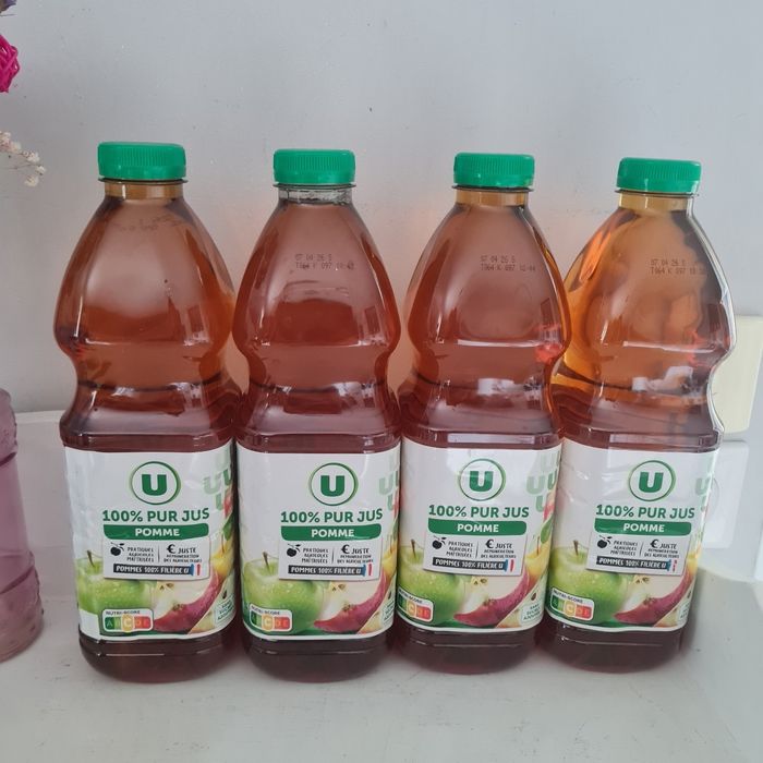 Lot de jus de pomme