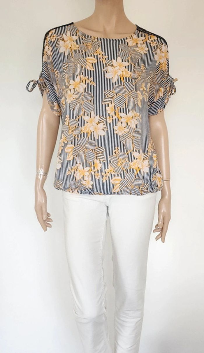 Blouse rayée T.42