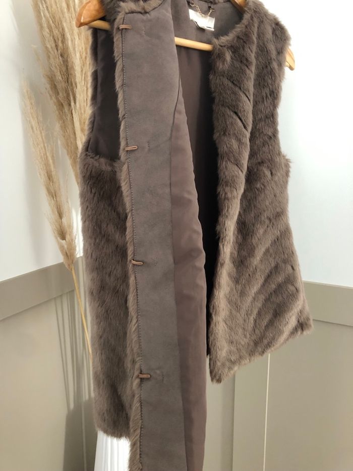Fourrure synthétique sans manches H&M 36 - photo numéro 5