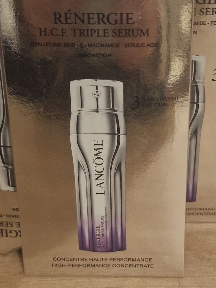 Lancôme Rénergie H.C.F Triple Serum – lot 5×3 ml – Neuf - photo numéro 3