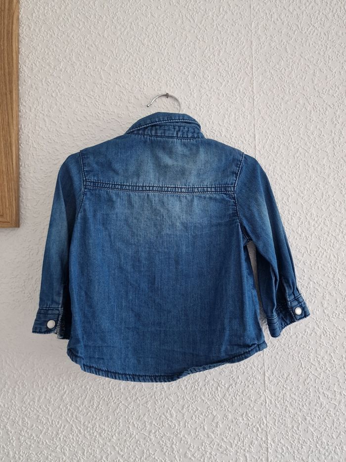 Tape À L'Œil - Chemise en jean, manches longues (9 mois) - photo numéro 3