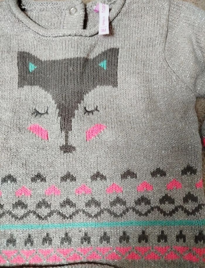 Pull pailleté 3 mois - photo numéro 2