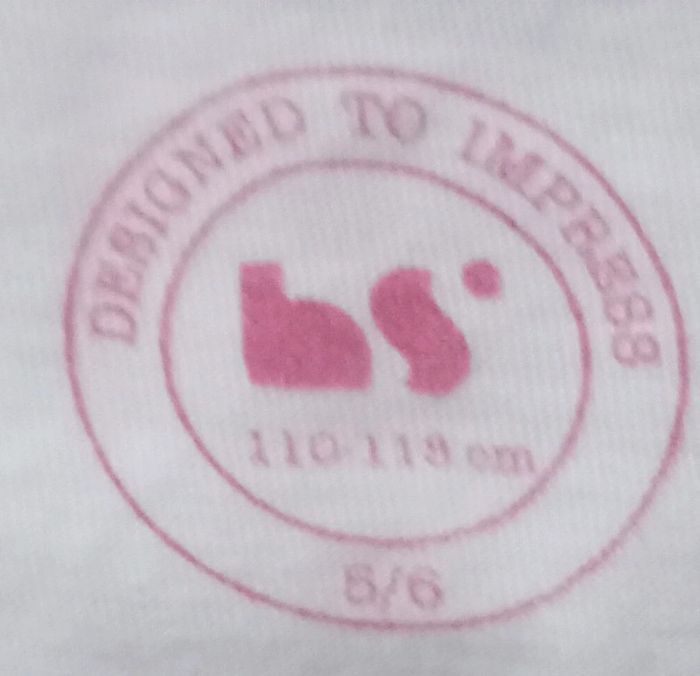 T-shirt 5 6 ans crème et rose - photo numéro 4
