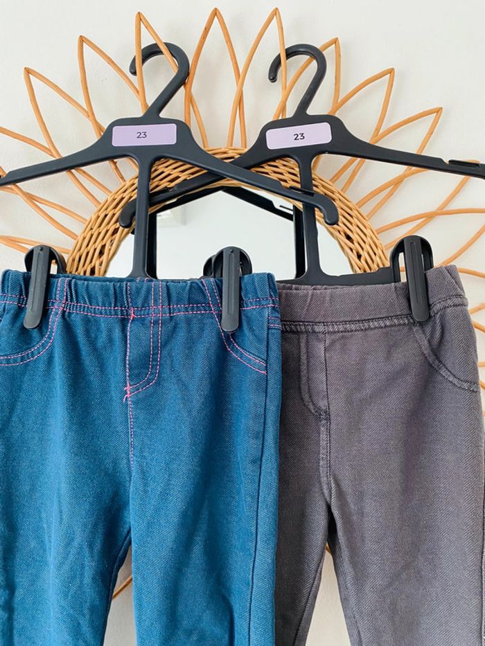 Lot pantalons / leggings 24 mois 86 cm - photo numéro 2