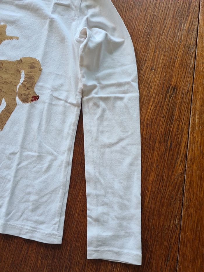 Tee shirt blanc licorne - photo numéro 3