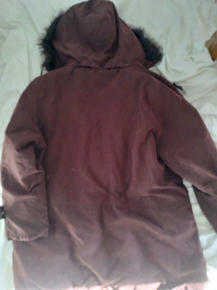 Manteau violet grande taille - photo numéro 3