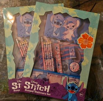 Kit papeterie/ fourniture scolaire stitch et angel