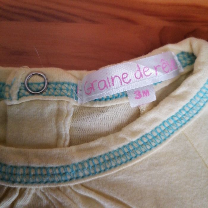 T-shirt 3 mois fille - photo numéro 2