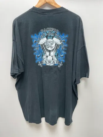 T-shirt print Harley Davidson collector motor cycles biker made in USA 🇺🇸 Pacific Hawaii Mens XXL