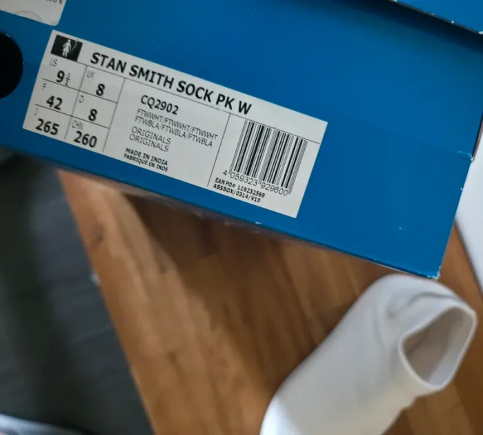 Stan smith sock taille 42 semelle ortholite confort ++ - photo numéro 11