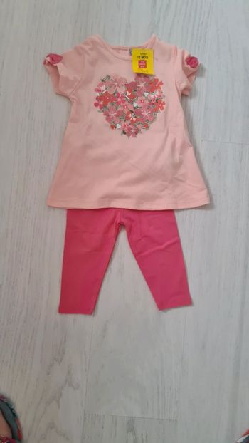 Ensemble fille 12 mois
