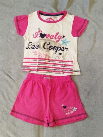 Ensemble short fille 4 ans Lee Cooper