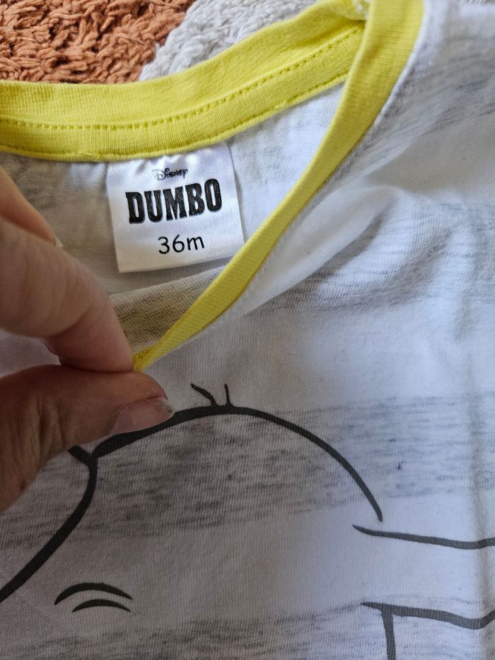 Lot de 2 t-shirt Dumbo- 36mois - photo numéro 2