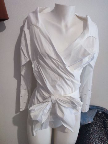 #kytietailleuniquefemme. Chemise blouse cache coeur 💓 taille unique