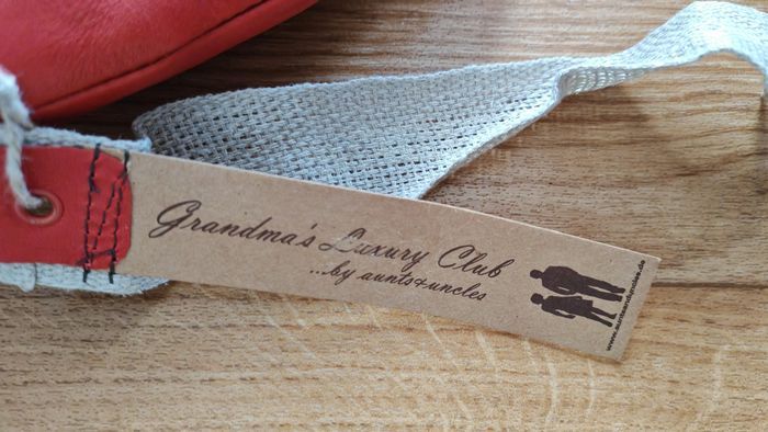 Aunts Uncles Sac a main cuir véritable Grandema's Whoopie pie Luxury Club Rose Rouge - photo numéro 6