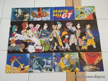 Grand Poster Dragon Ball Z GT Sailor Moon Dorothée mangas vintage