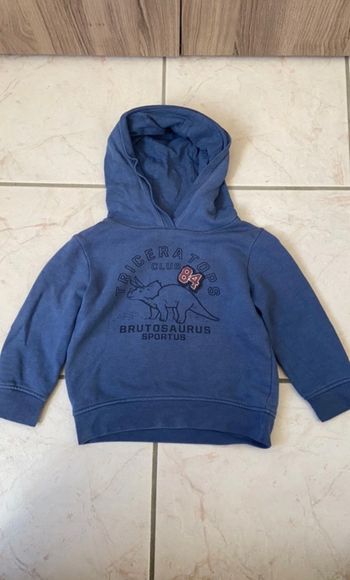 Sweat dino Verbaudet 4 ans garçon