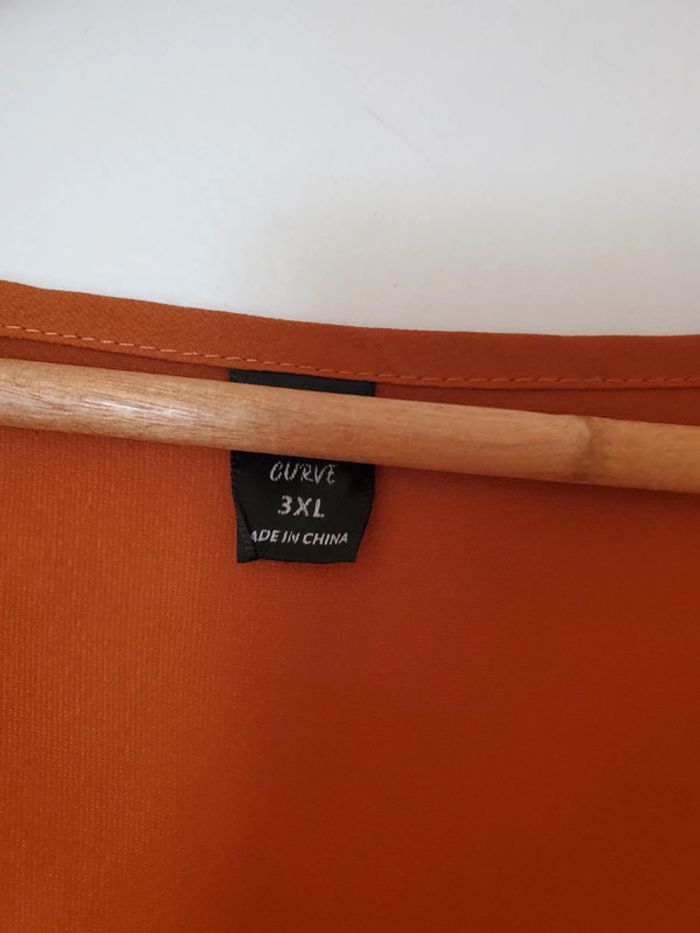 Blouse marron manche longue - photo numéro 5