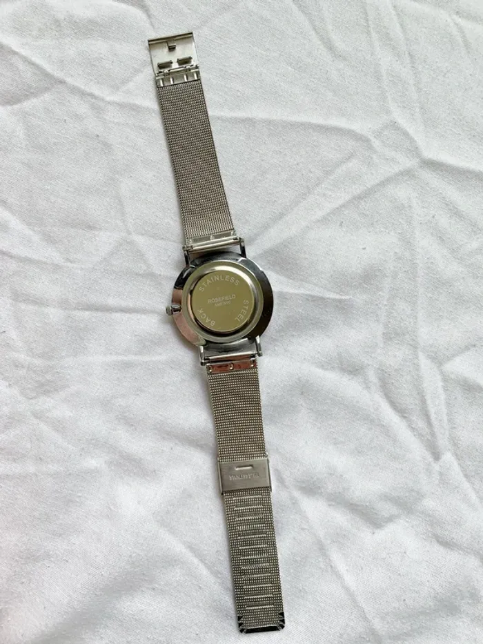 Montre rosefield argentée - photo numéro 4