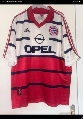Maillot collector Bayern Munich adidas rééditions store vintage 1998 football