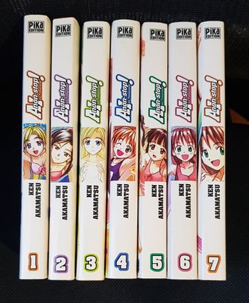 Manga AI non-stop ! Tome 1 à 7 - Ken Akamatsu - Pika Edition