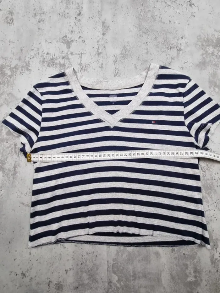 Crop top rayé Tommy Hilfiger – Taille M/38 Femmes - photo numéro 8