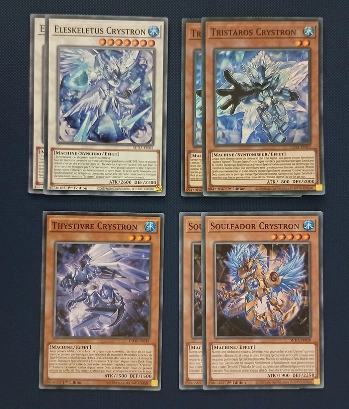 Yu-Gi-Oh ! Lot cartes Crystron - 1ère édition FR - photo numéro 2