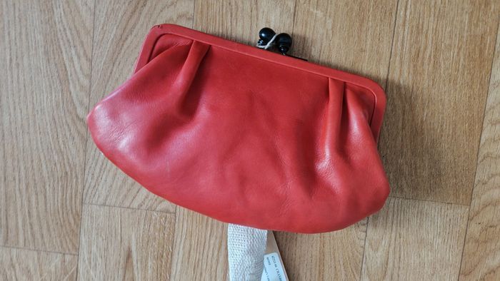 Aunts Uncles Sac a main cuir véritable Grandema's Whoopie pie Luxury Club Rose Rouge - photo numéro 5