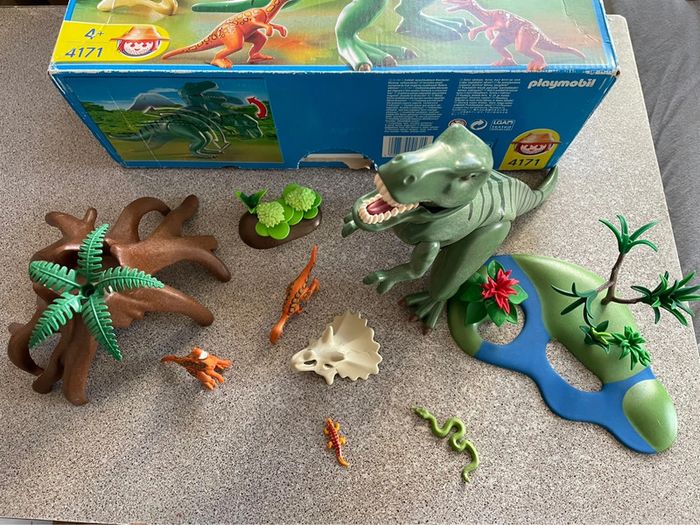 Boîte playmobil Dinosaures 4171 Tyrannosaure avec Velociraptors - photo numéro 10
