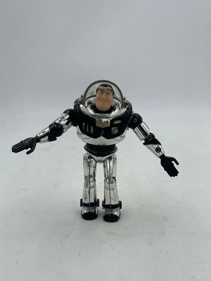 Figurine articulée Disney Pixar Toy Story  Buzz Lightyear Chrome 6" Thinkway
