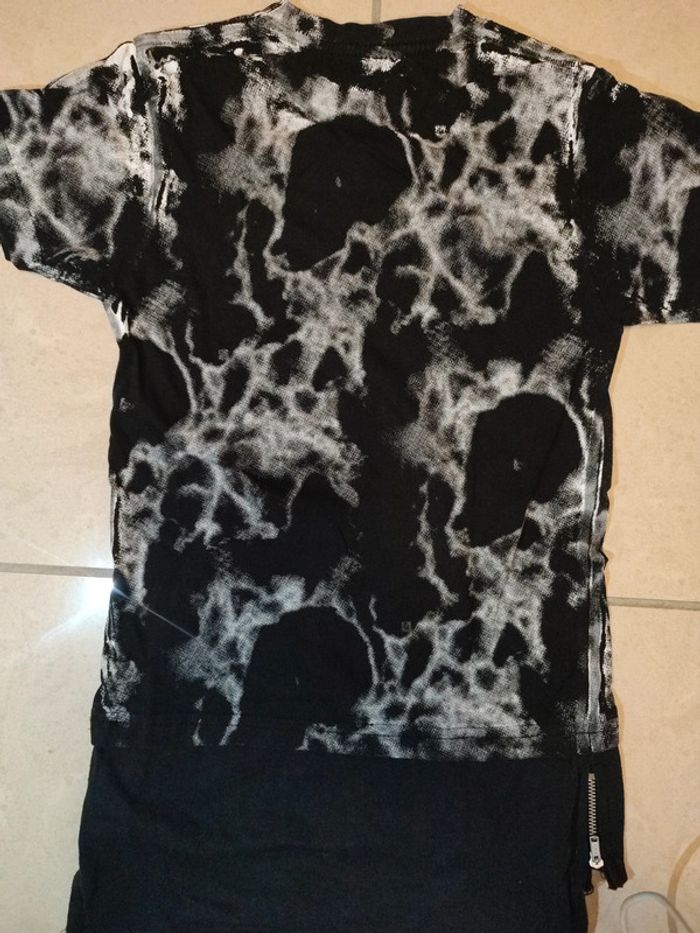 T-shirt chiné rallonger - photo numéro 5