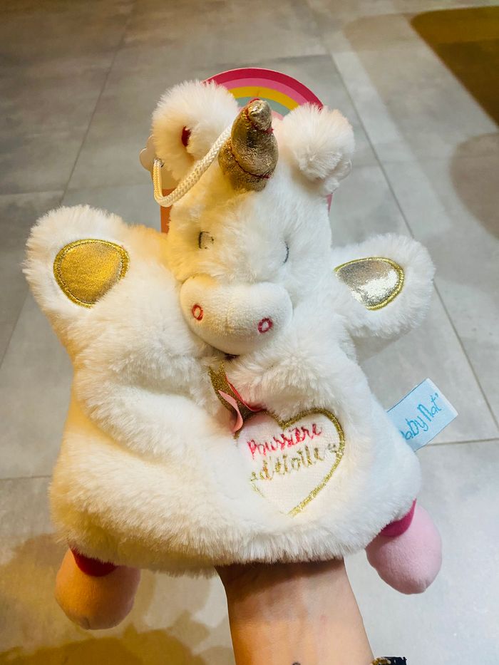 Marionnette licorne babynat neuve - photo numéro 2
