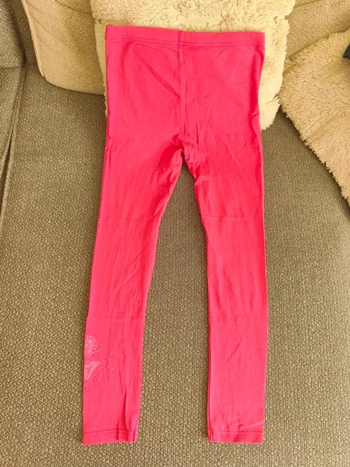 Legging Desigual rose fushia papillon - photo numéro 5